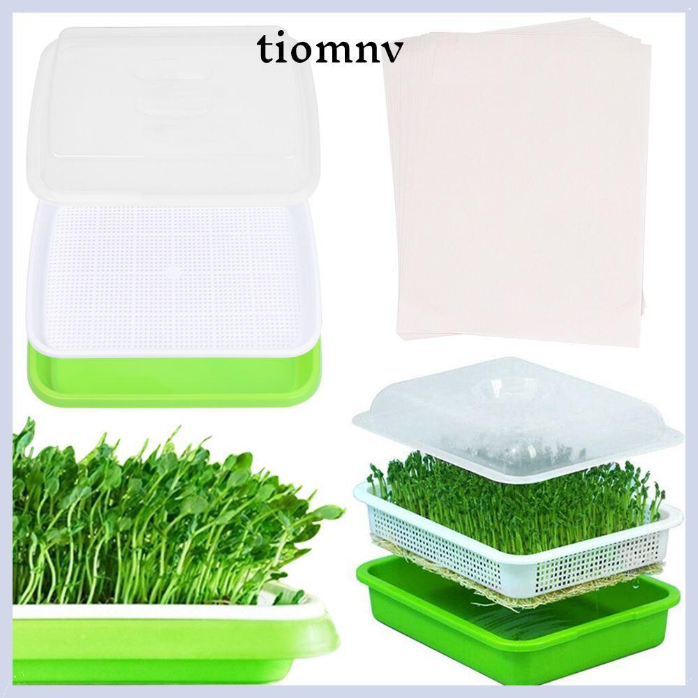 TIOMNVTH Grow Nursery Pots Outdoor Indoor Hydroponic Tray Nursery Paper Plant Box