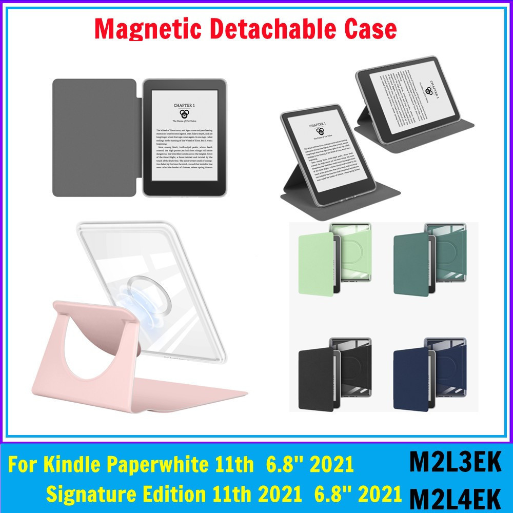 กรณีแม่เหล็กที่ถอดออกได้สําหรับ Kindle Paperwhite 5 11th Signature Edition Generic 2021 6.8 M2L3EK M