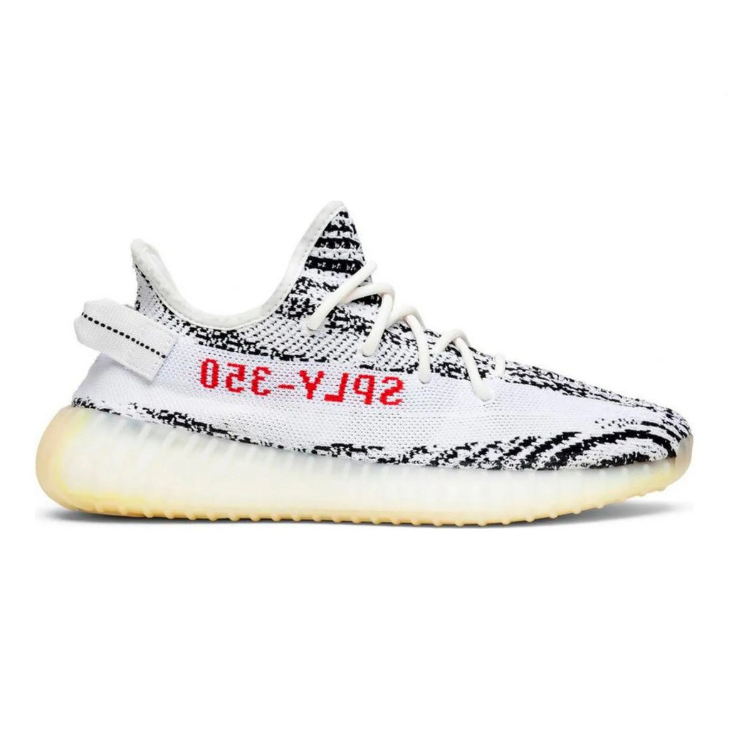 Yeezy boost 350 v2 premium zebra คุณภาพสูงวิ่งเดินป่า Super comfort unisex 1st Line รองเท้าผ้าใบผ้าน