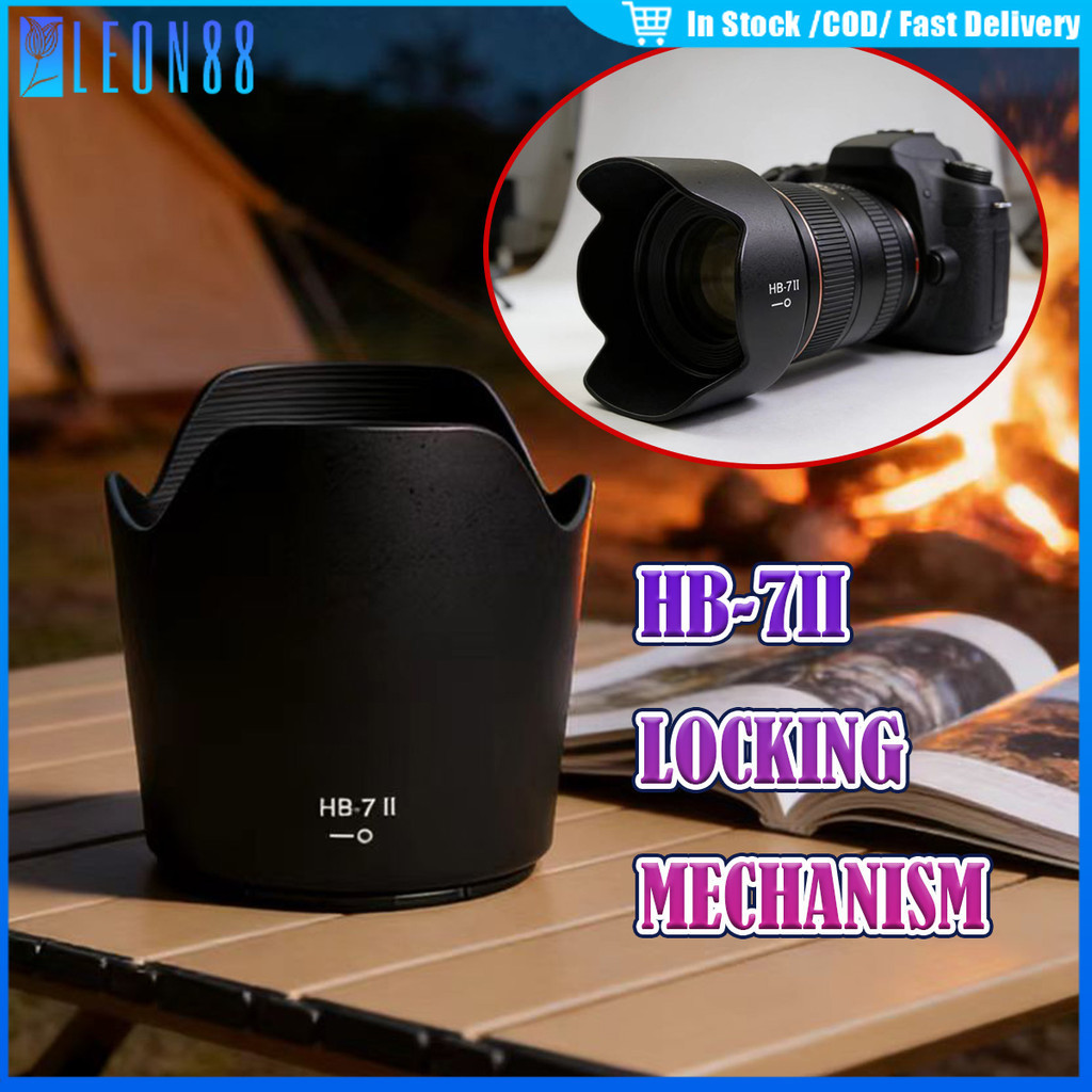 ของมาใหม่！เลนส์ฮู้ดกล้อง สำหรับnikon HB-7II 80-200 f2.8 ฮูดบังแสง ฮูดกลีบดอกไม้ อุปกรณ์เสริม
