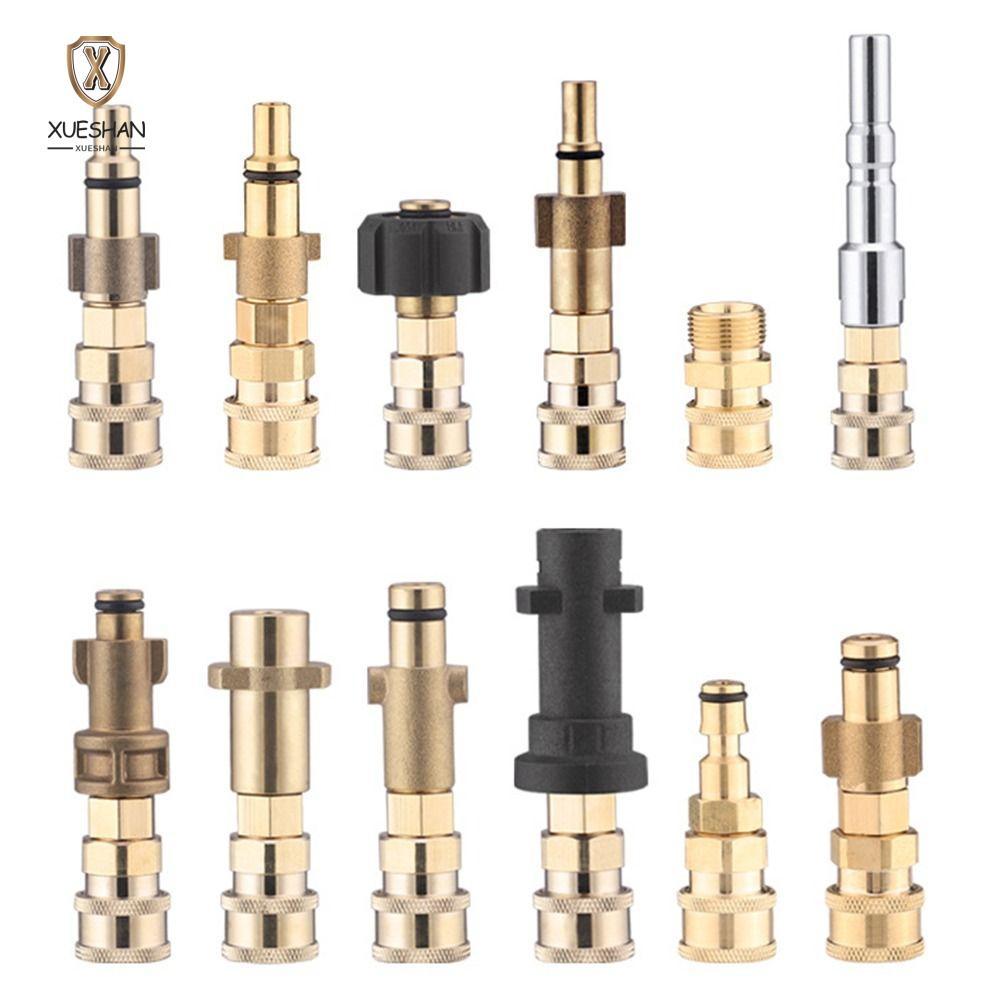 XUESHAN Quick Connector Wand Lance Fitting สําหรับ Karcher 1/4 "Snow Foam Bayonet Adapter