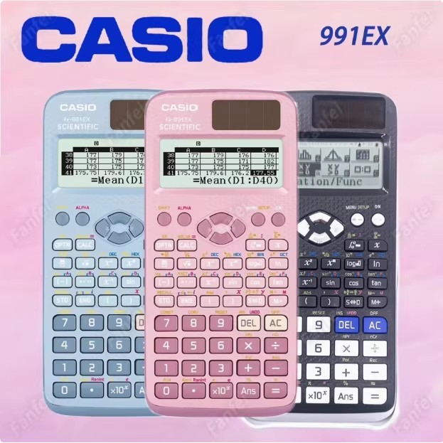 Casio FX-991EX เครื่องคิดเลขฟังก์ชันวิทยาศาสตร์ใหม่สําหรับนักศึกษาวิทยาลัยถ่ายภาพการสอบเข้าระดับสูงก