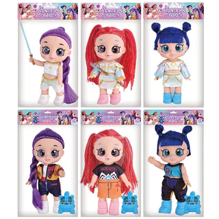 น่ารักการ์ตูนเพลง KPop Demon Hunters Action Figure Rumi Mira Zoeey ตุ๊กตา 23 ซม.เคลื่อนย้ายได้รูปของเล่นสําหรับของขวัญเด็ก