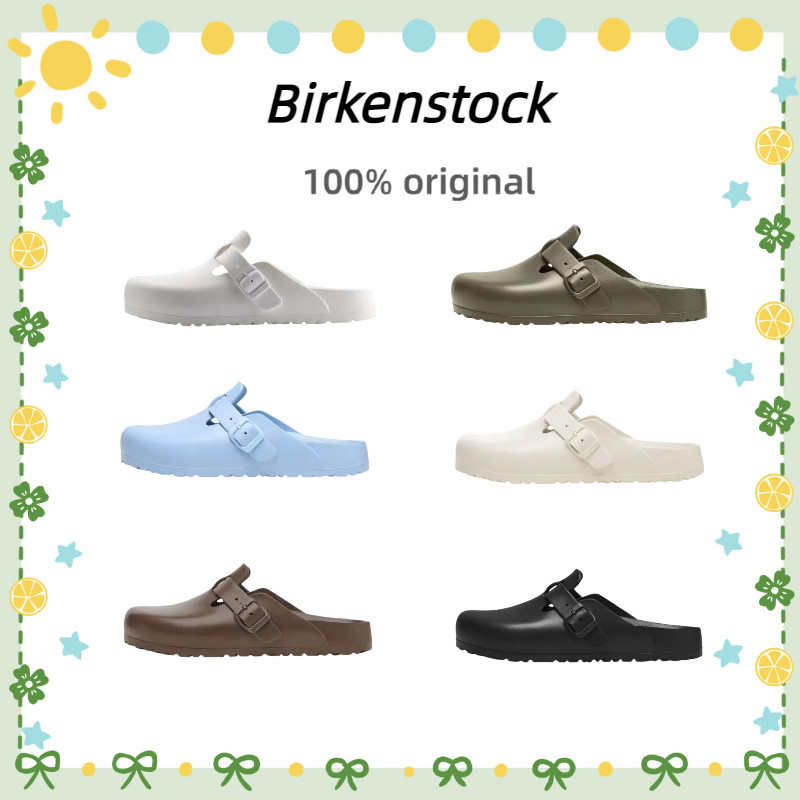 ของแท้จากแบรนด์ &Birkenstock Boston &แฟชั่นรองเท้าแตะผู้ชายและผู้หญิงบ้านออกไป