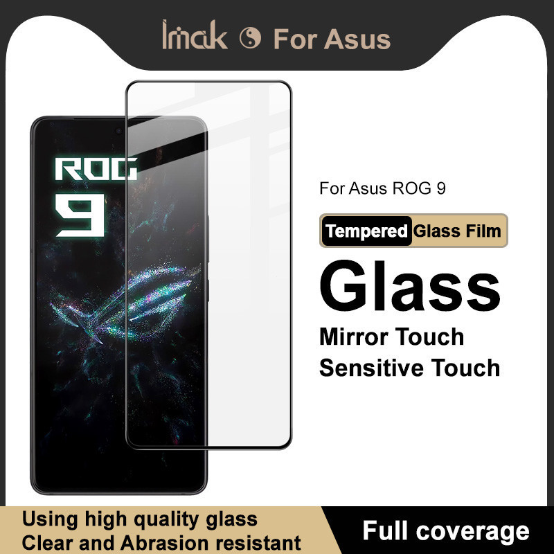 สําหรับ ASUS ROG Phone 9 Pro / ROG 9 FE / ROG 9 -ฟิล์มกระจกนิรภัย IMAK แบบ HD Clear ป้องกันทั่วทั้งห