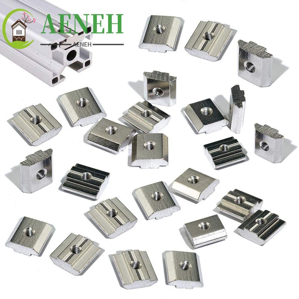 AENEH Hammer Nut 2020 3030 4040 4545 อลูมิเนียมโปรไฟล์ T Block T-Track เลื่อน T Slot Nut