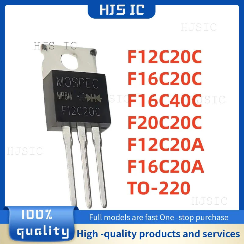 5PCS F12C20A F16C20C F12C20C F16C40C F20C20C F16C20A TO-220 Field Effect ทรานซิสเตอร์
