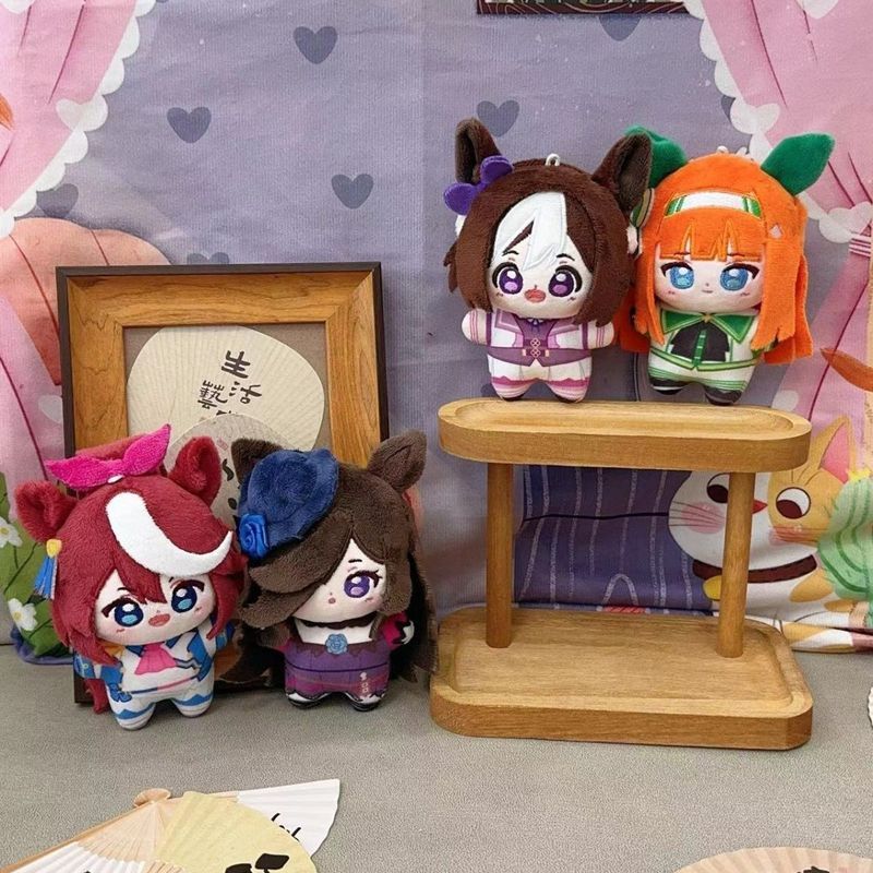 Umamusume: Pretty Derby Plushie 10 ซม.ปลาดาวพิมพ์ Body Tokai Teio Nuigurumi จี้ตุ๊กตา