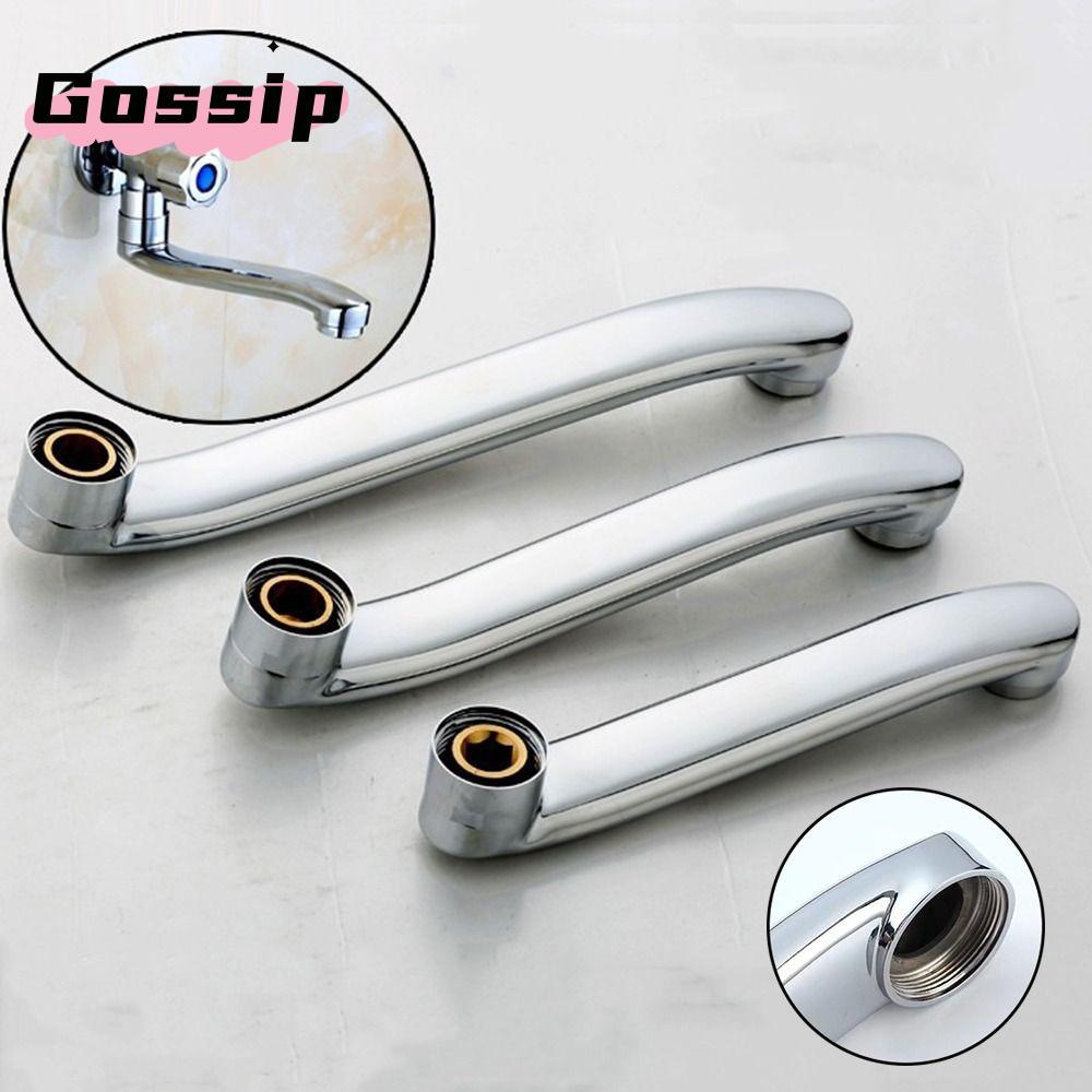 GOSSIP Faucet Extender Connector, S-type Quick Open Basin Faucet Tube, Creative Stainless Steel Sink