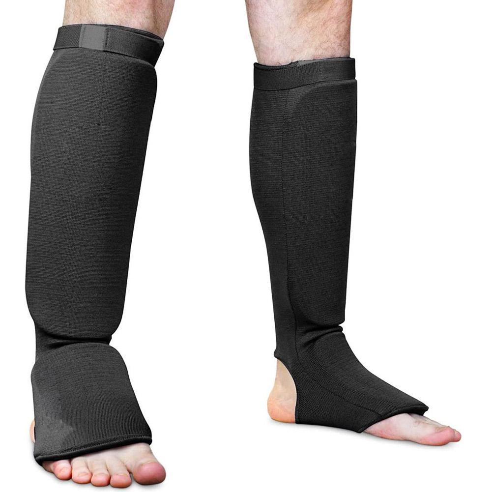 Shin Guard Karate/sanda/taekwondo/muay Thai/boxing Sports Leggings Ankle Kneepad Safety Gear Q2t7