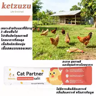 【50 ชิ้นแพ็คสุดคุ้ม】🔥 Ketzuzu ขนมแมวเลีย 16g/ซอง อาหารเปียกคุณภาพดี เซ็ตใหญ่ คุ้มสุด 🐱