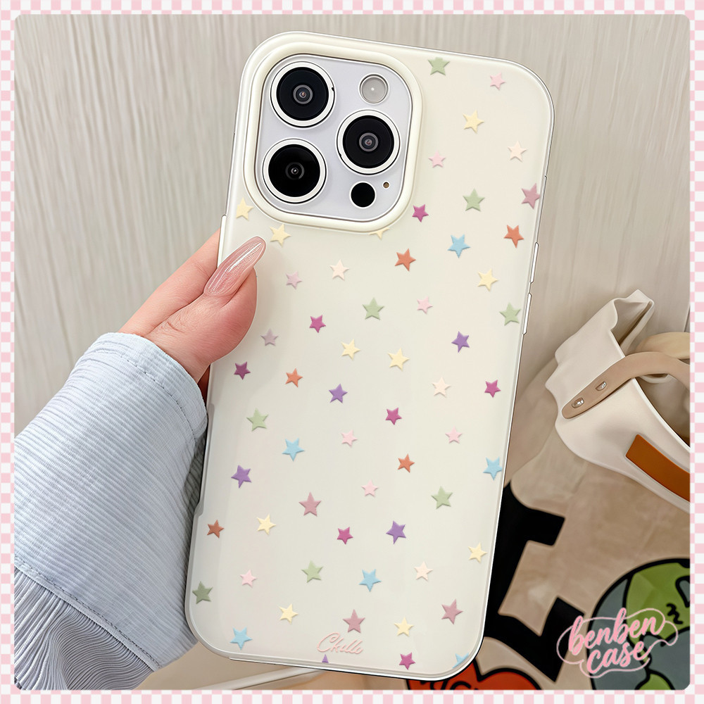 COD-ในไทย ดาวสีสัน For Realme 7i C17 C25 C12 C25s C20 C11 C55 C21Y C25Y C53 C51 C2 C2s Note 50 Narzo N55 A52 เคส 2 ใน 1