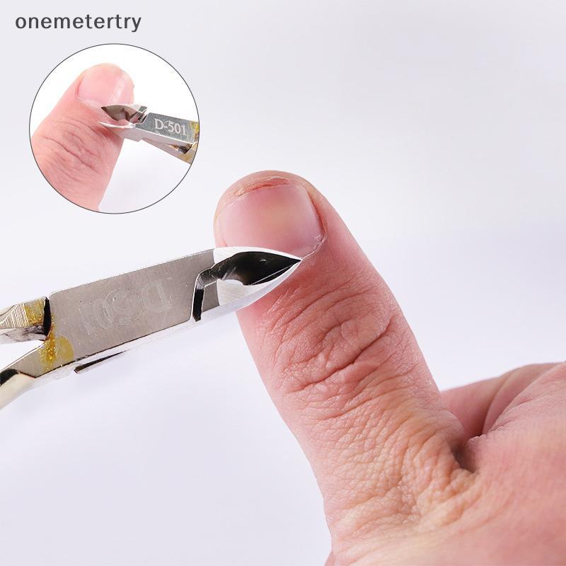 Onem Professional เล็บมือเล็บเท้า Cuticle Nipper ตัดสแตนเลสเครื่องตัด n