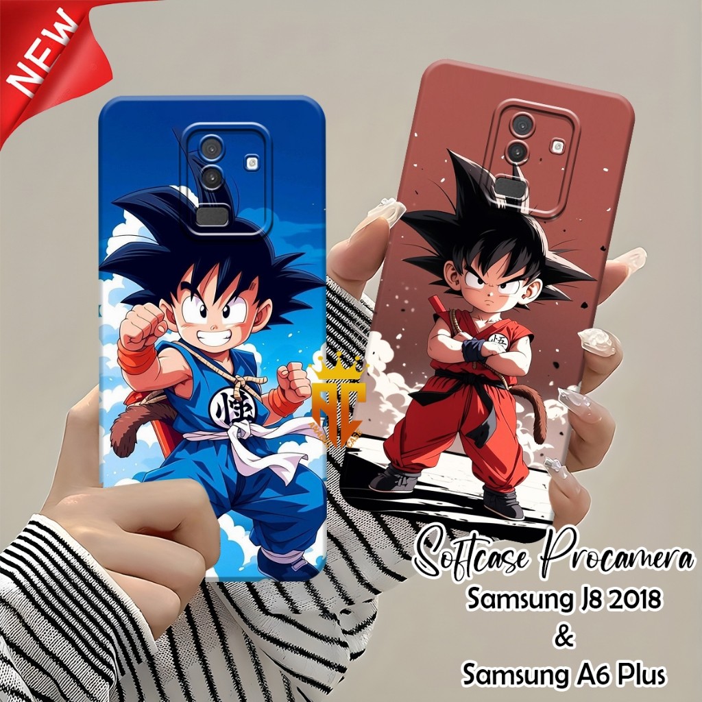 Softcase SAMSUNG J8 2018 / SAMSUNG A6 PLUS - Fashion Case Dragon Ball Motif - Cool Case - Aesthetic 