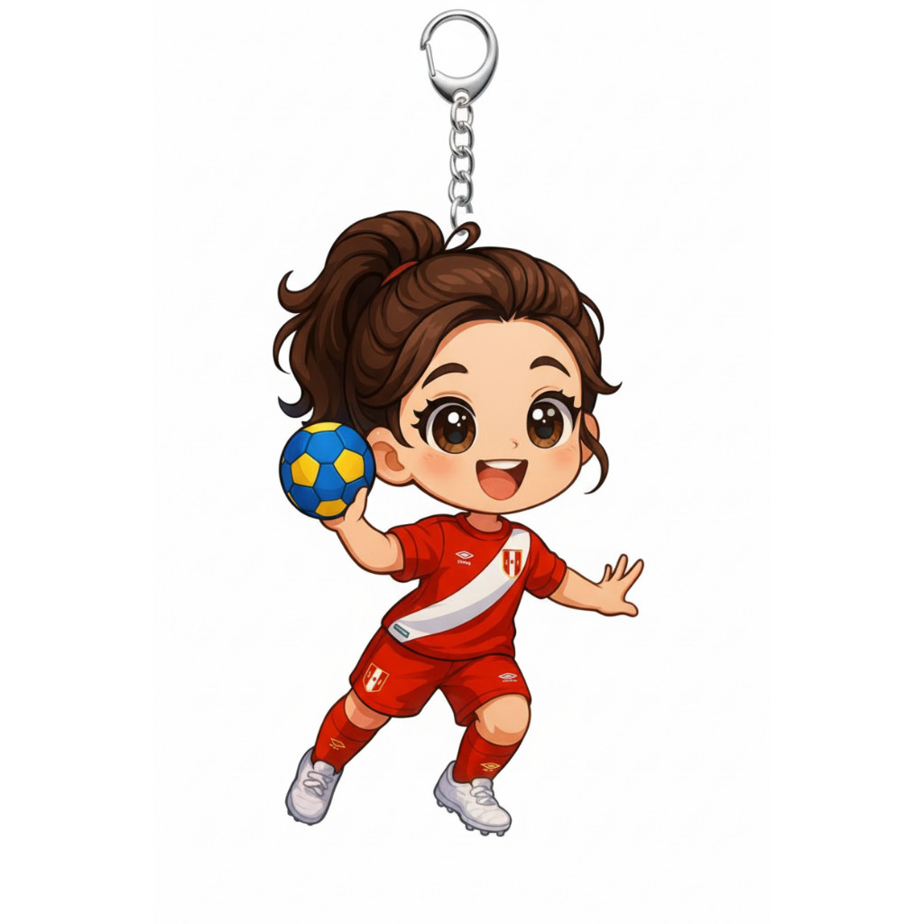 Niña con truck booter kEYCHAIN