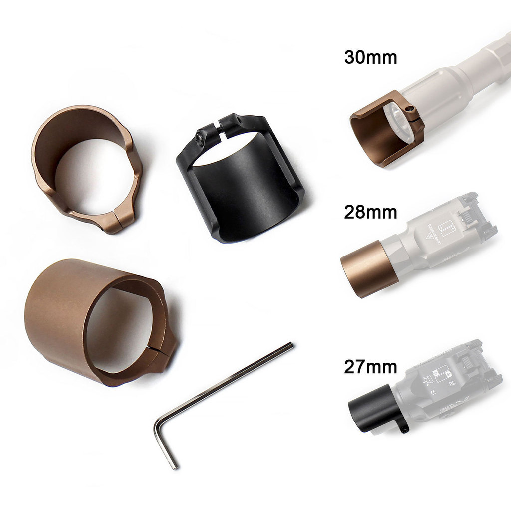 ฝาครอบป้องกันโลหะสำหรับไฟฉาย M300/M600 และโมดูลไลท์ ใช้งานกลางแจ้งได้อย่างปลอดภัย