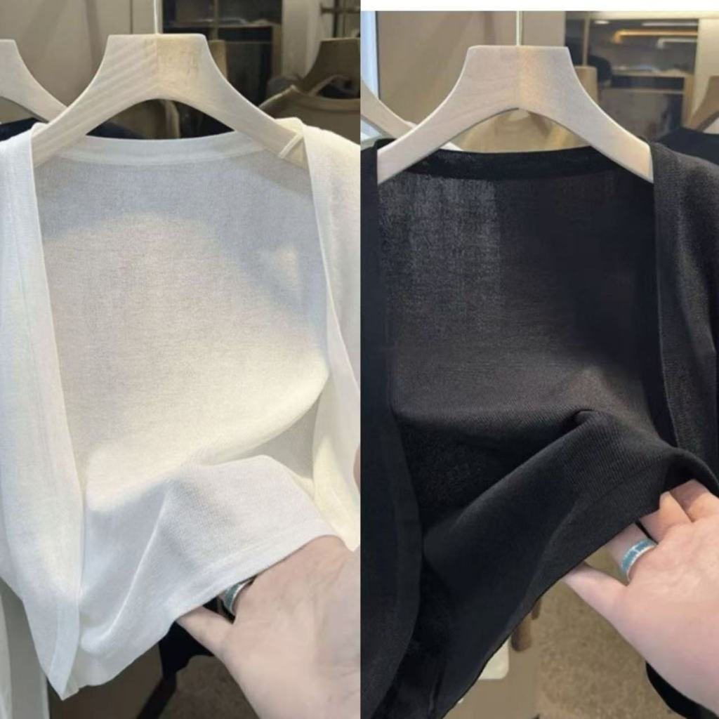 LYA เสื้อคาร์ดิแกนสำหรับผู้หญิง ทำจากผ้าคลุมไหล่เบาๆ เหมาะสำหรับป้องกันแสงแดดและการสวมใส่อย่างสะดวกสบาย