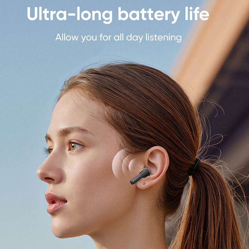 หูฟังบลูทูธไร้สาย ตัดเสียงรบกวน เสียง Hi-Fi คุณภาพสูง แบตเตอรี่ยาวนาน ใช้ได้กับ Android/iOS วิ่งและใช้งานประจำวัน ราคา ถูกที่สุด ดีลบีเคเค แกลเลอรีภาพที่ 3