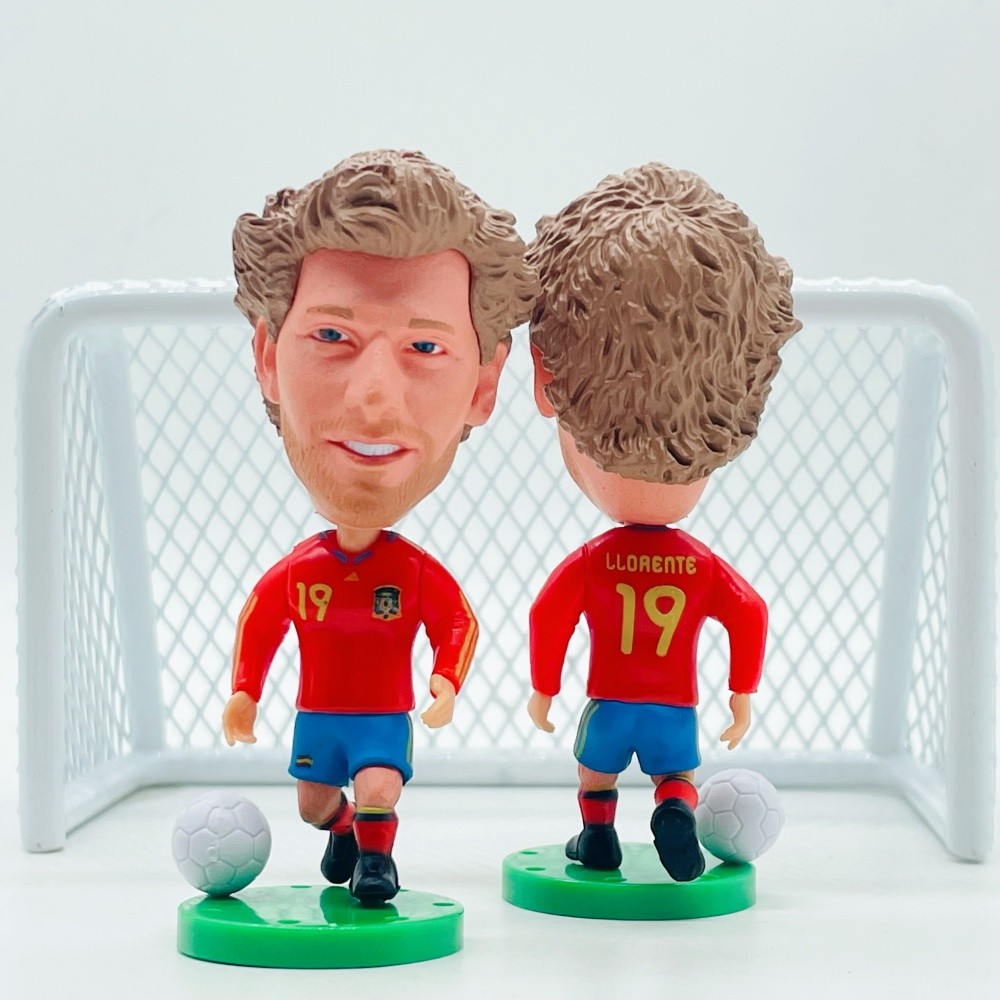 Soccerwe ตุ๊กตานักฟุตบอลสเปน 19# Llorente 2010 Champion Collections