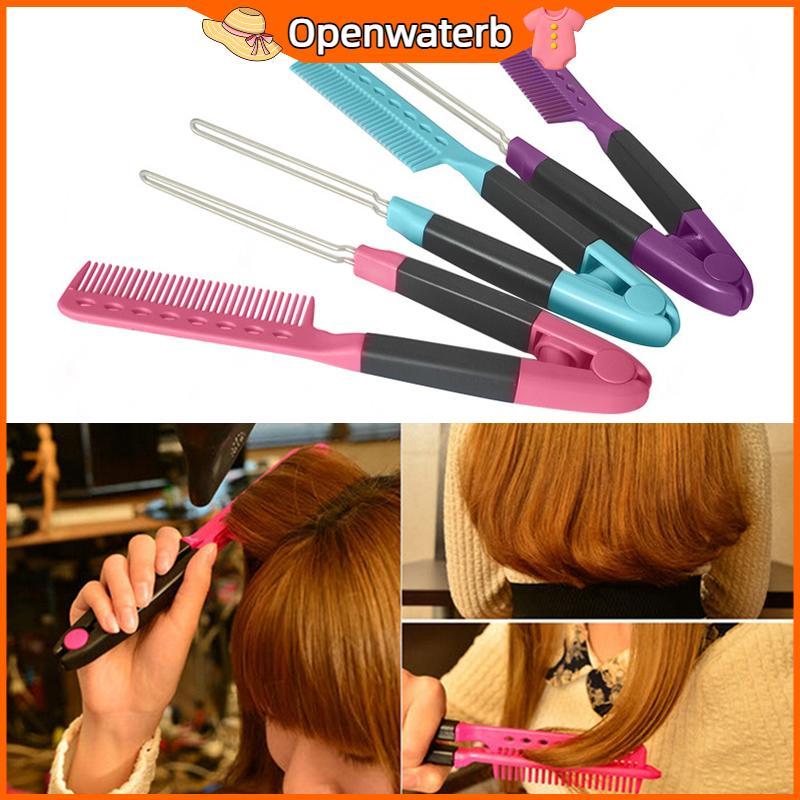 [KAN] Flatb Straighteningb Salon Hair Brushbs Hairdressing Stying Hair Straightener V-shaped Straigh
