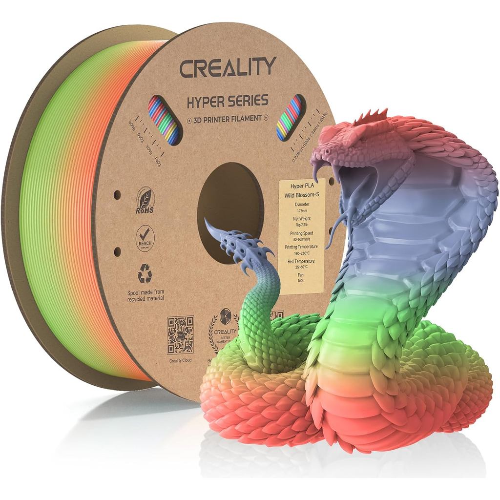 Hyper PLA Filament สำหรับเครื่องพิมพ์สามมิติ - พิมพ์ได้รวดเร็วและแม่นยำ ±0.02 มม.