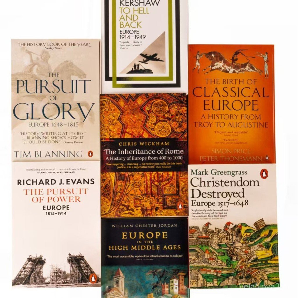 The Europe History Penguin History Full Set 7 Volumes English Reading National Development History