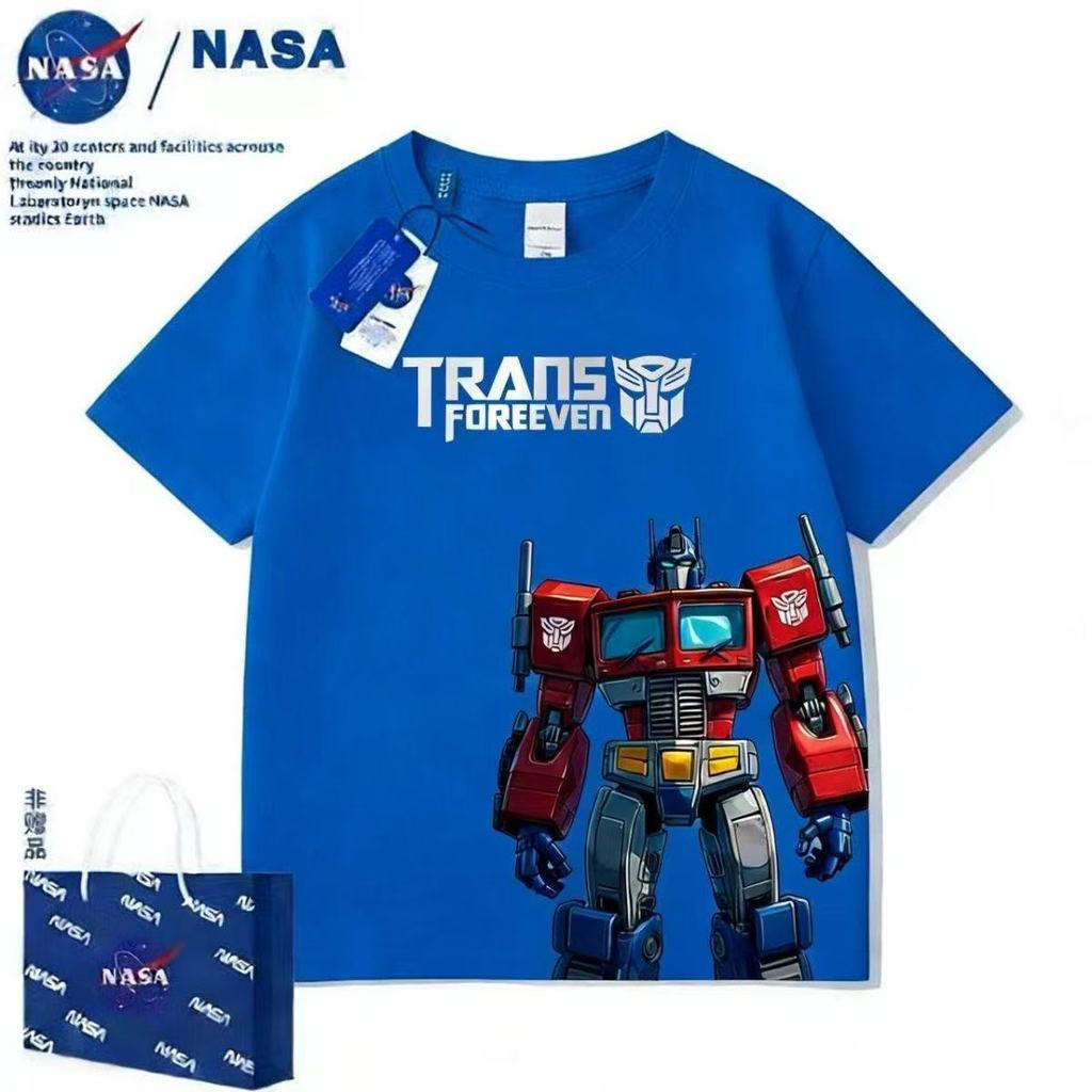 เสื้อยืดผ้าฝ้ายสำหรับเด็กชาย มีลายการ์ตูนและตัวอักษร ขนาด 100-17 ราคา ถูกที่สุด ดีลบีเคเค แกลเลอรีภาพที่ 6