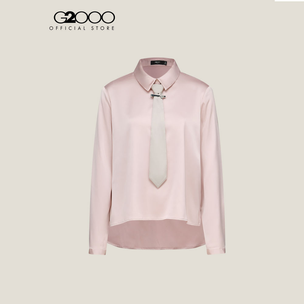 G2000 เสื้อเบลาส์สำหรับผู้หญิง Loose Fit รุ่น 5124161821 PINK