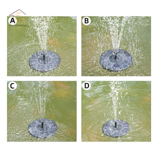 ⛲น้ำพุพลังงานแสงอาทิตย์⛲ 13/16cm เครื่องปั๊มน้ําพุ บ่อน้ำพุ 6 หัว ทำงานอัตโนมัติ สําหรับตกแต่งบ่อน้ําพุ