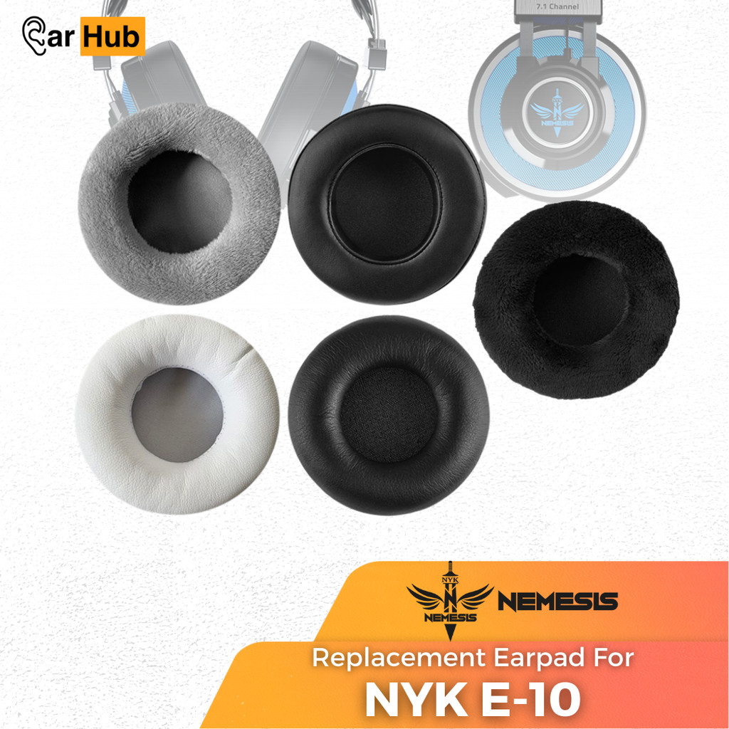 Earcup Ear Cushion Earpad NYK Nemesis E-10 E10 E 10 แผ่นโฟมโฟม