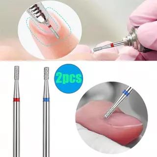 2 ชิ้นเพชรรัสเซียสั้นขอบเล็บขัดหัวรัสเซีย Pre Treatment Push Face Peel R