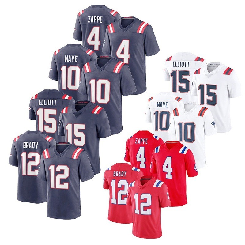 เสื้อฟุตบอลรักบี้ NFL Patriots แบบใหม่ พร้อมขายส่ง
