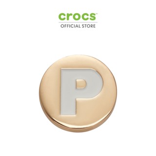 CROCS ตัวติดรองเท้า JIBBITZ™ GOLD LETTER P รุ่น 10008522 - M…