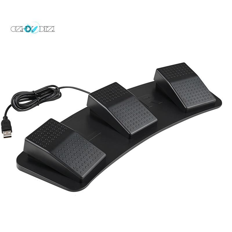 GzhxdiiziUSB Triple Foot Switcher Controller Key คีย์บอร์ดที่กําหนดเอง Gaming มัลติมีเดีย Action Ped