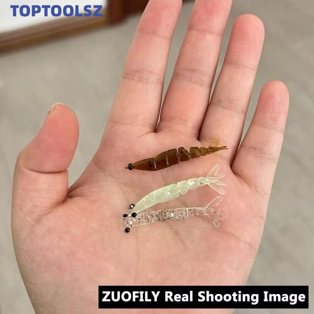 TOPTOOLS ชุดเหยื่อตกปลา Swimbaits 20 ชิ้น/กล่อง, ขนาด 4 ซม., น้ำหนัก 0.45 กรัม, ออกแบบมาเพื่อตกปลาในตอนกลางคืน