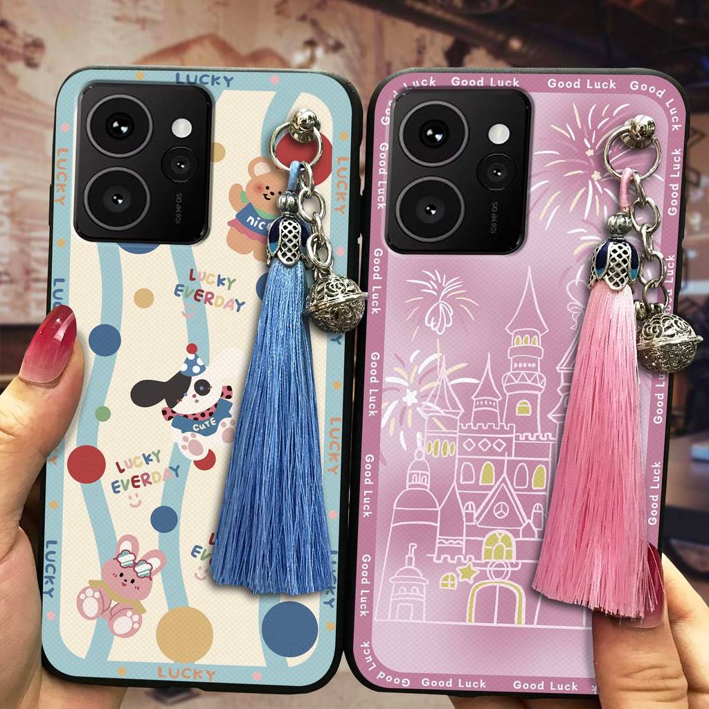 พู่ Bell เคสโทรศัพท์สําหรับ Nokia HMD Skyline การ์ตูนป้องกันฝุ่น Soft Case ทนทานแฟชั่นออกแบบ TPU Gra