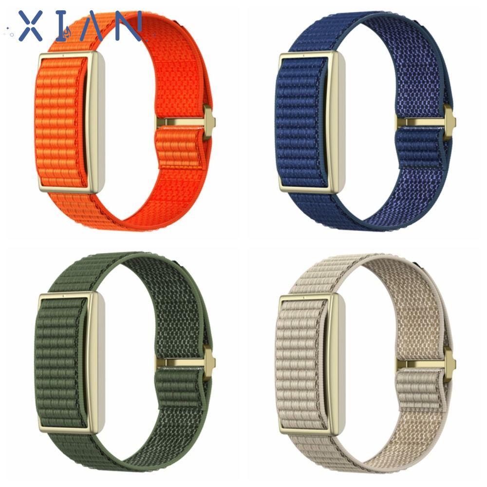 XIANEN Sport Band, Loop Design Adjustable Fitness Tracker Strap, Nylon Breathable สายรัดข้อมือทดแทนส