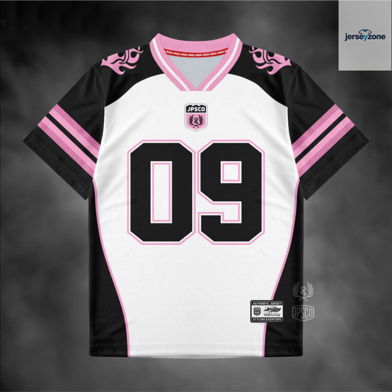 JerseyZoneID Streetwear Jersey หมายเลข 09 / Hockey Jersey / Rugby Jersey / Football / NFL / Unisex 3