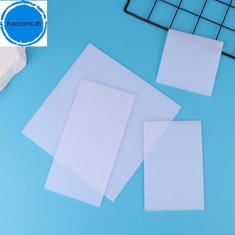 Haostont 1PCS แผ่นกระจายอะคริลิก Thiness พลาสติกไฟ Led Milky โปร่งแสง nks Plate TH