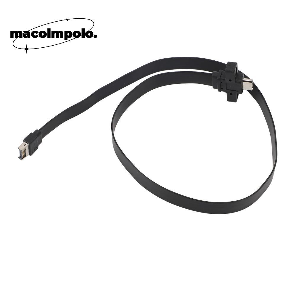 อะแดปเตอร์แผงหน้า, 20Gbps ความเร็ว 0.5m / 1.64ft Type E ถึง Type C Cable, ทนทานพร้อมสกรู Type C แผงด