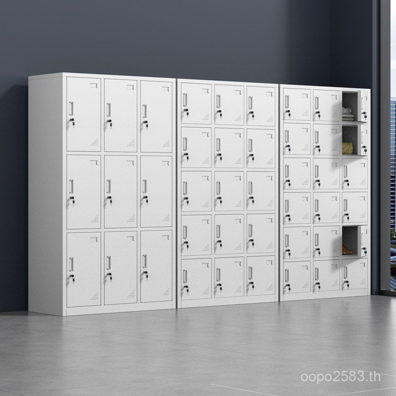 Locker 9 ประตู w & 6 ประตูพนักงาน Fuzhou Storage Exchange Gym Locker ตู้เสื้อผ้าเข็มขัดหุ้มเหล็กตู้ 
