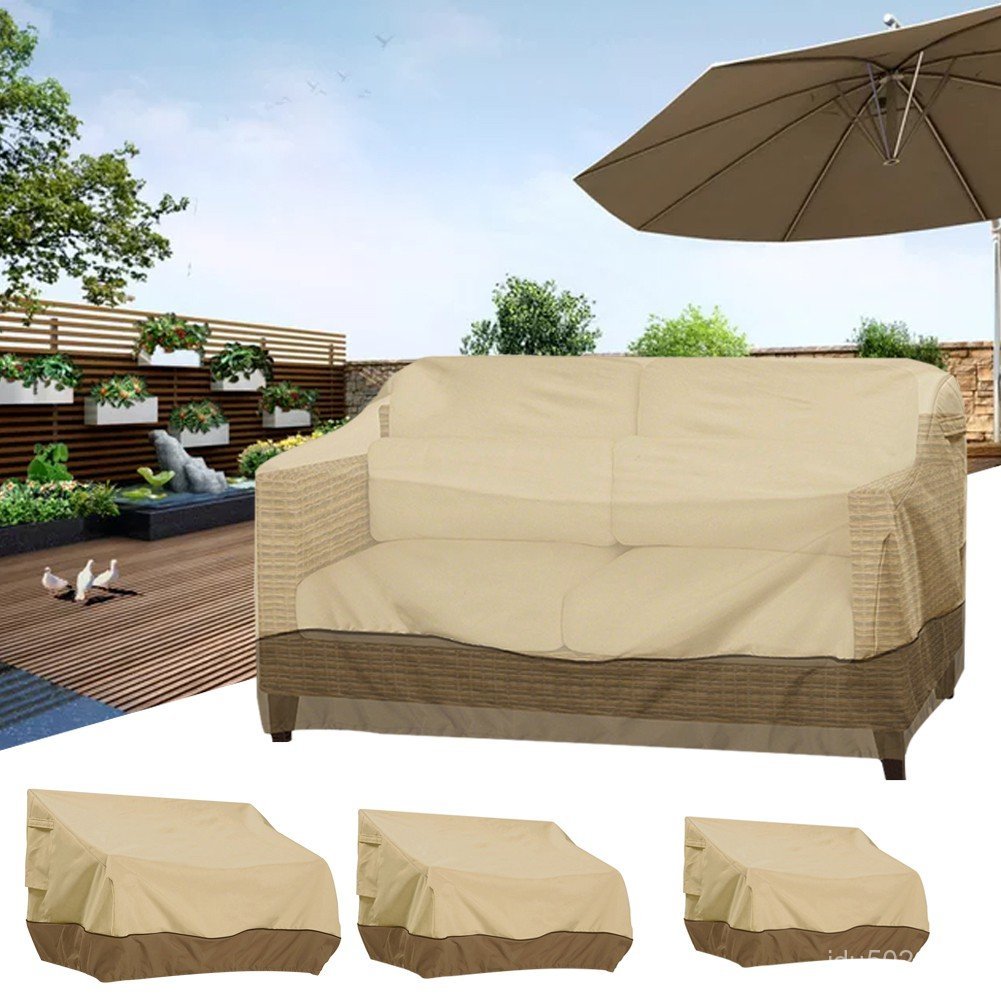 Outdoor Loveseat Lounge Bench Cover Waterproof  Dustproof UV Resistant Sofa Cover