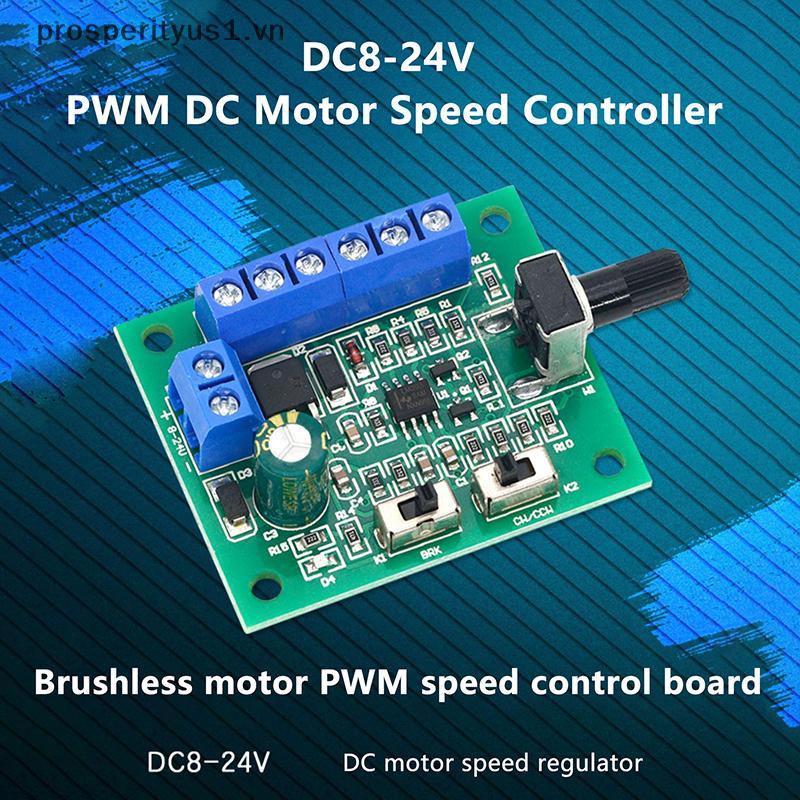 [prosperityus1] DC 8V-24V Brushless DC Motor Driver Controller Board PWM Driver Fan Motor Speed Gove