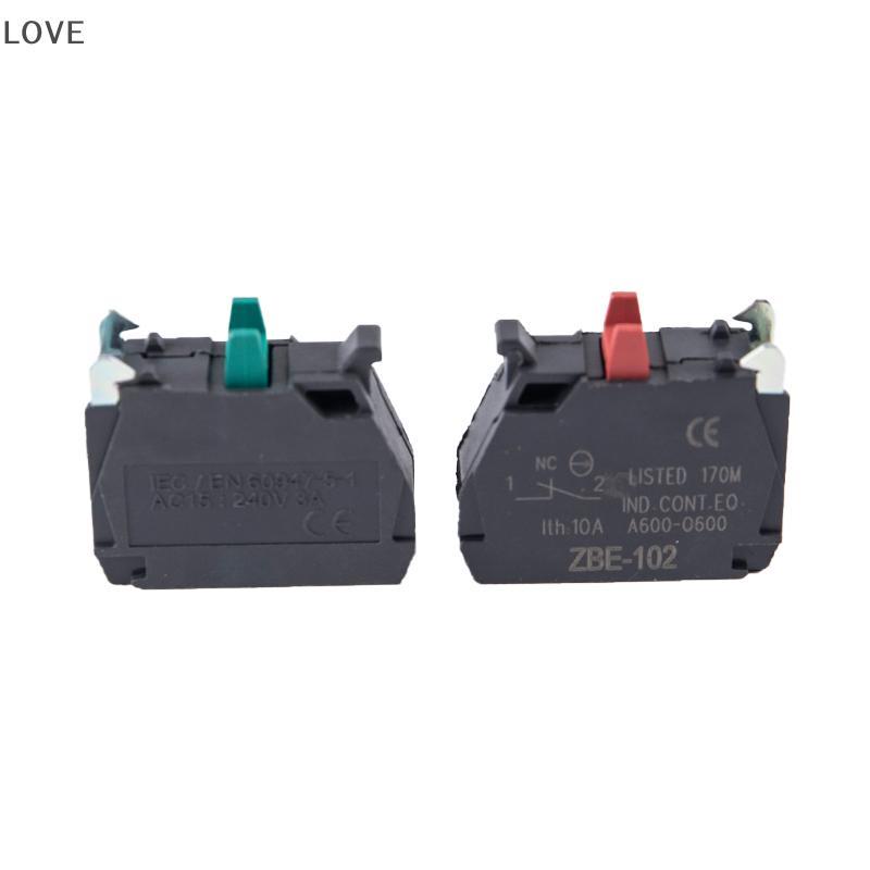[JJCW] สวิตช์ปุ่ม Contact Blo Base ZBE-101 NO / ZBE-102 NC สําหรับ Xb4/XB5