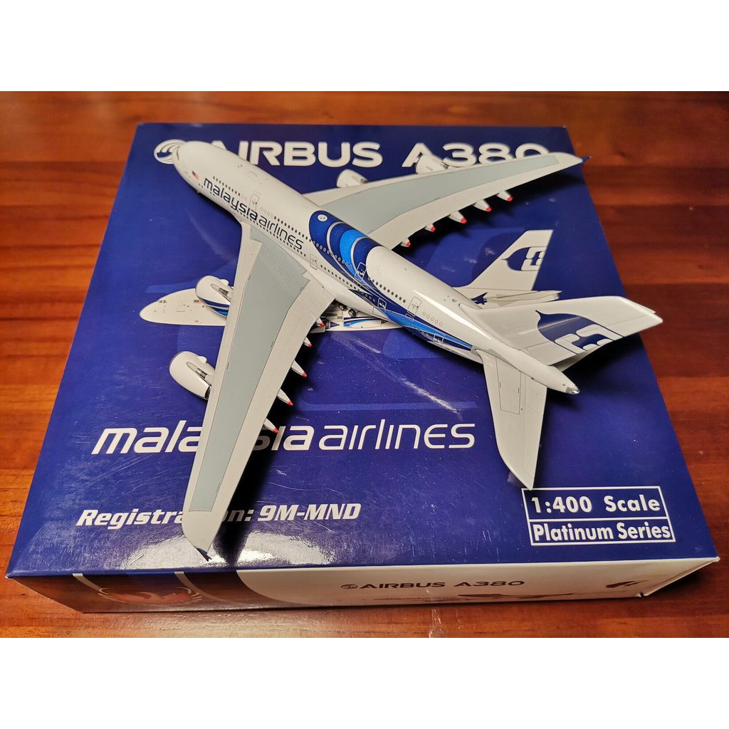 #1:: : รุ่น 400#PH马来西亚航空A380-800 เลขลงทะเบียน: