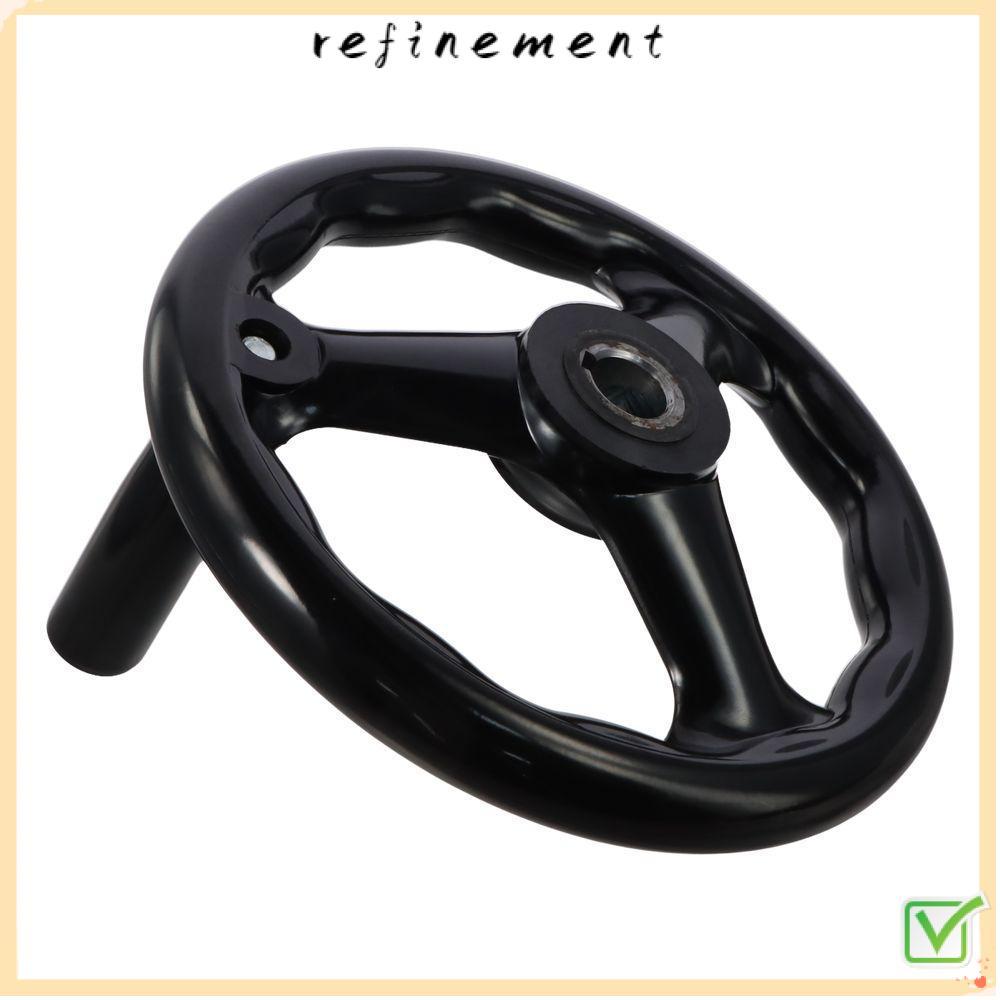 REFINEMENT เบรคมือกลึงซี่ 3 อัน เบกาไลท์ สีดํา สําหรับ|เครื่องมือ EASY TO INSTALL 200mm/7.9in สําหรั