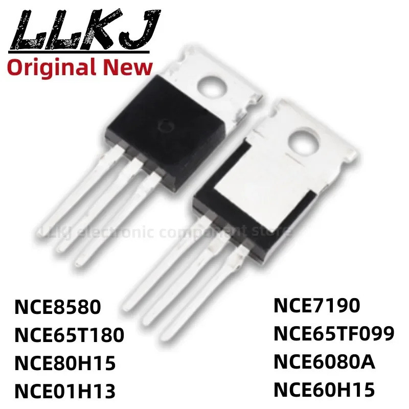 5pcs NCE8580 NCE65T180 NCE80H15 NCE01H13 NCE7190 NCE65TF099 NCE6080A NCE60H15 TO-220 Field Effect ทร