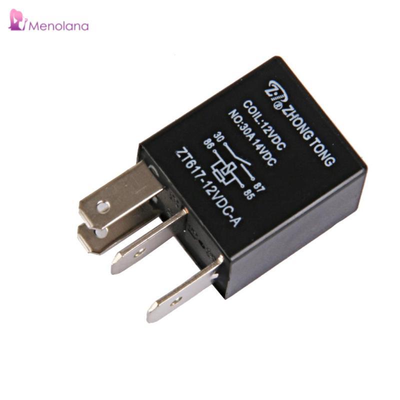 [Menolana] ZT617-12V-AR รถรถบรรทุกอัตโนมัติ DC 12V 30A 30 AMP SPST รีเลย์รีเลย์ 4 พิน