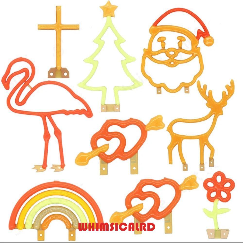 WHIMSICARD LED Edison Filament, 3V Retro Diode Light Filament, ตกแต่งบ้าน Creative Micro การ์ตูนหลอด
