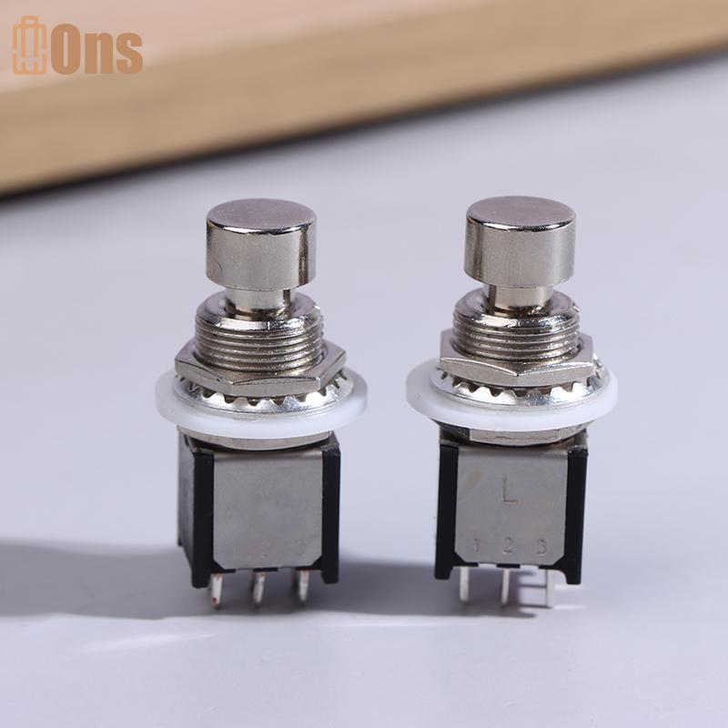 Ons 6-Pin DPDT Latching/Momentary Guitar Effects Pedal Foot Switch Stomp Box ที่